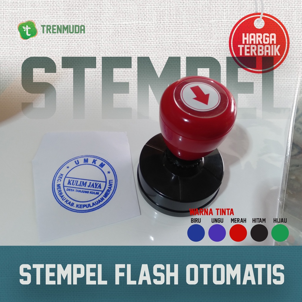 

STEMPEL FLASH OTOMATIS RAPI DAN TAHAN LAMA