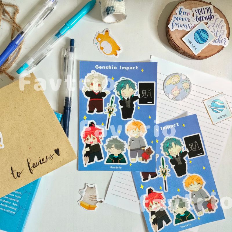 

Genshin Impact Sticker Sheet