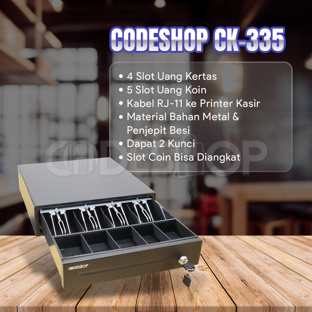 Paket Lengkap Tablet Printer Kasir Cash Drawer Kertas Thermal