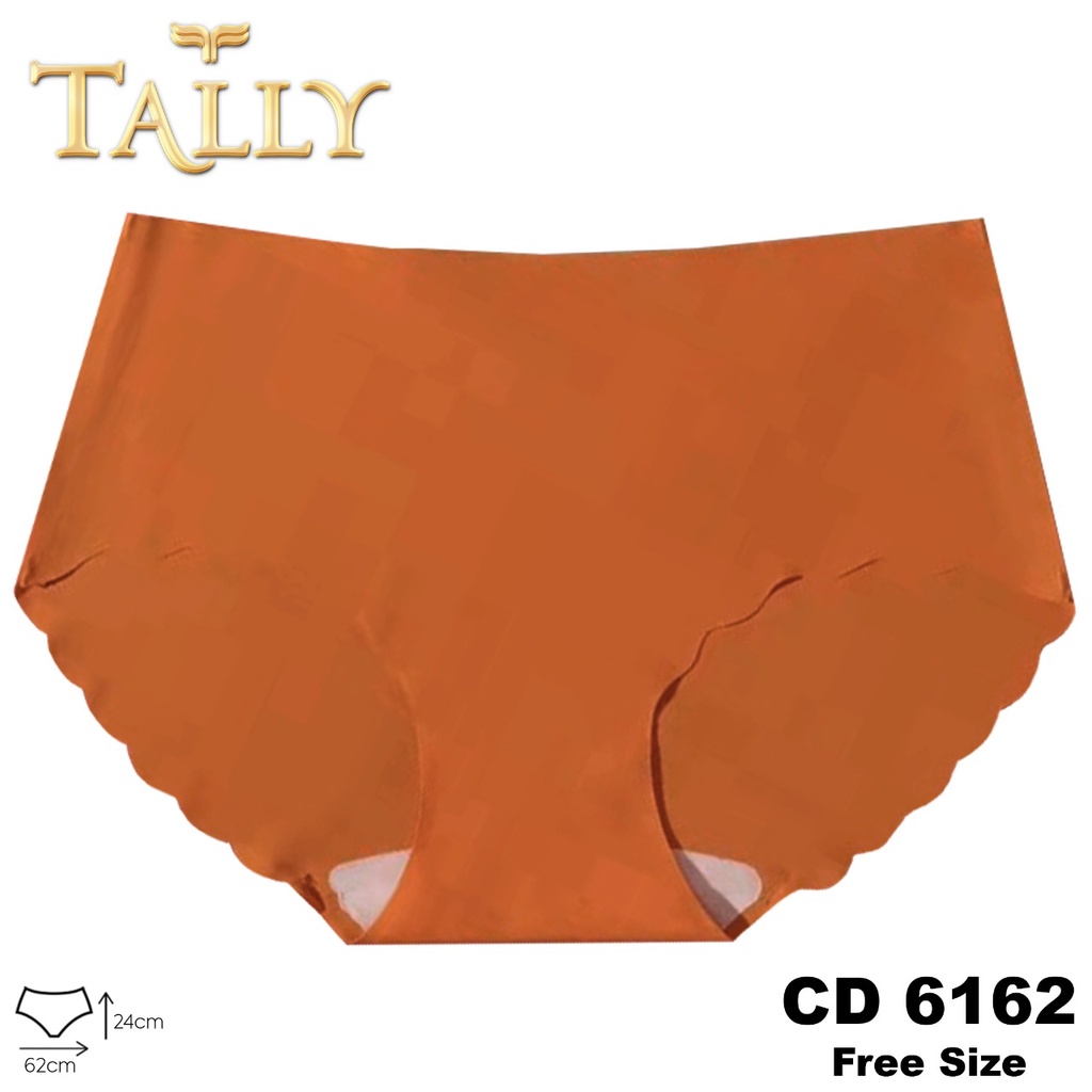 TALLY CD 6162 Celana Dalam Wanita Bahan Seamless Fit to L - XL Tanpa Jahitan