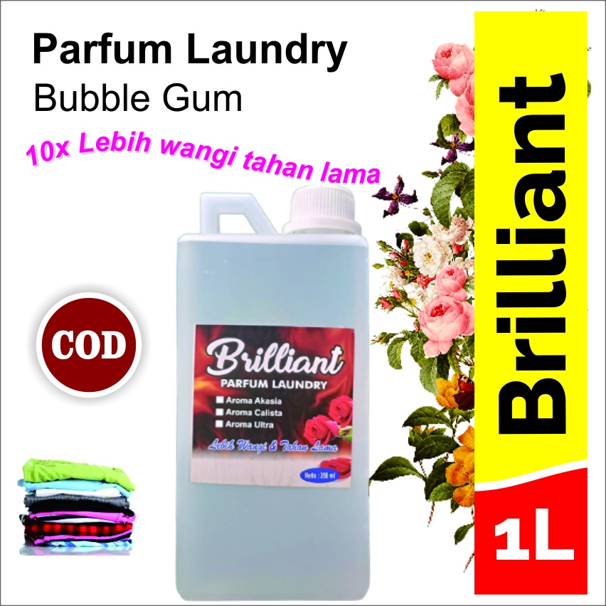 (COD) PROMO... Parfum Laundry Brilliant Aroma Bubble Gum - Netto : 1 Liter