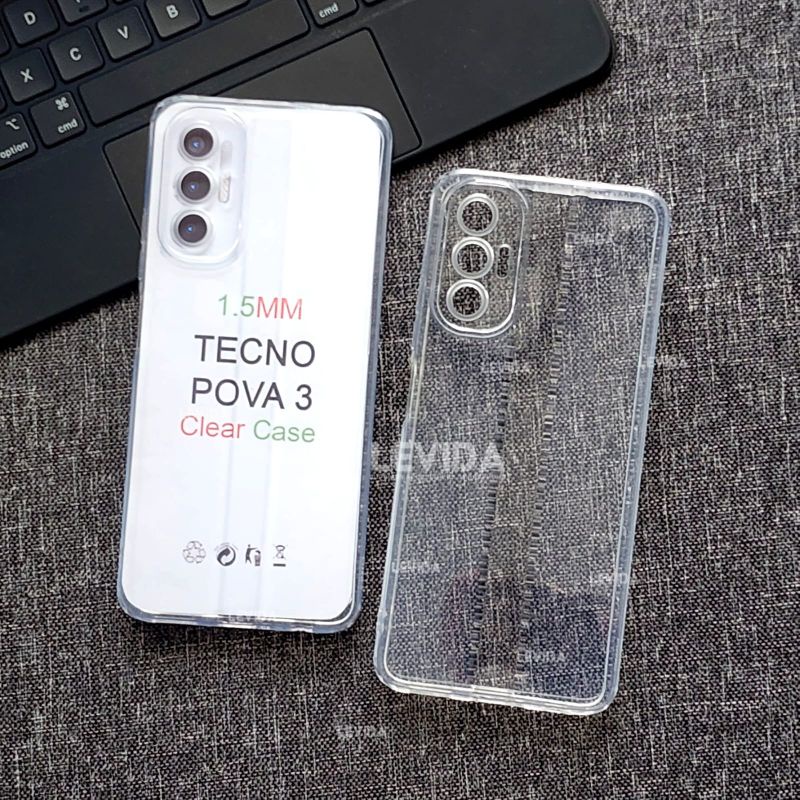 Tecno Pova 3 Tecno Pova 5 Tecno Pova Neo 3 Case Clear HD Case Bening Tecno Pova 3 Tecno Pova 5 Tecno