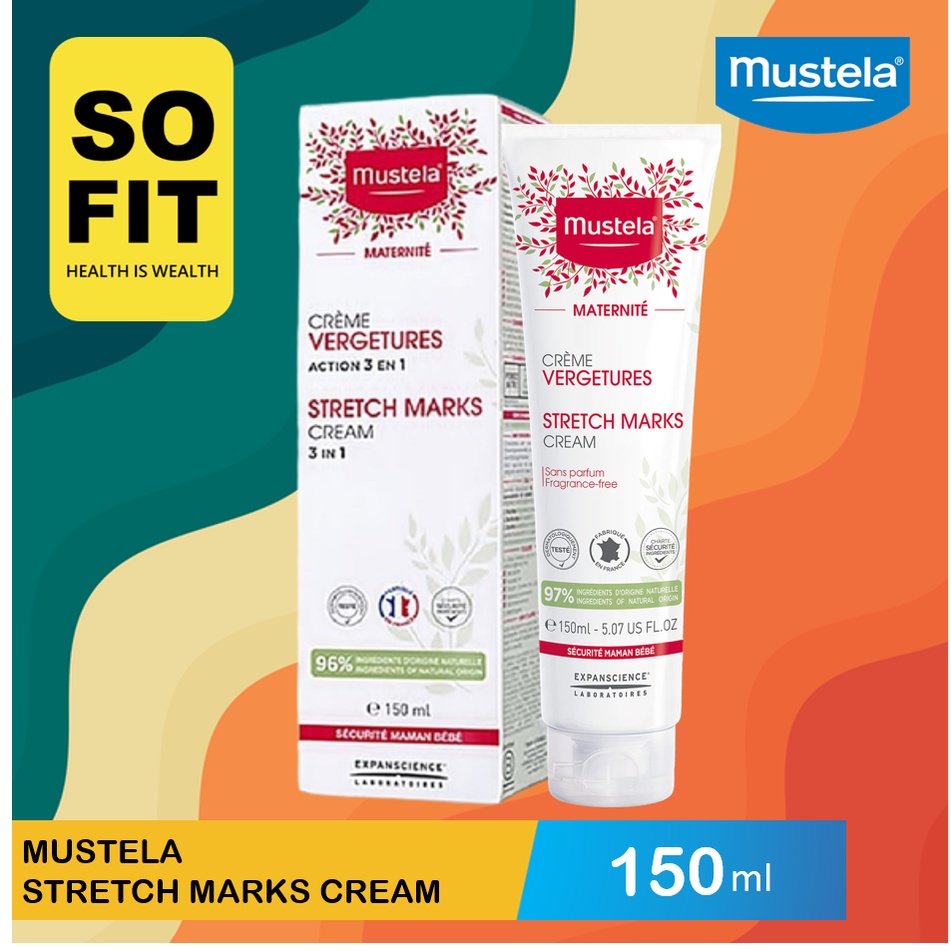 Mustela Stretch Mark Cream 150ml / Krim Selulit