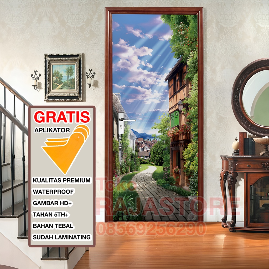 STIKER PINTU / Stiker Pintu Kamar Tidur / Stiker Pintu Kaca / Stiker Pintu Kamar / Stiker Pintu Kama
