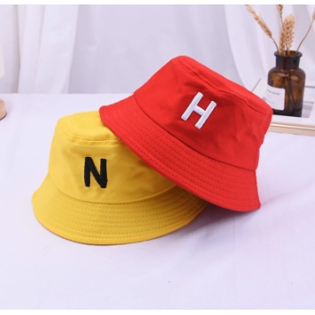 Inisial Nama A-Z Topi Bucket Hat Anak Dan Dewasa Polos  inisial nama suka suka