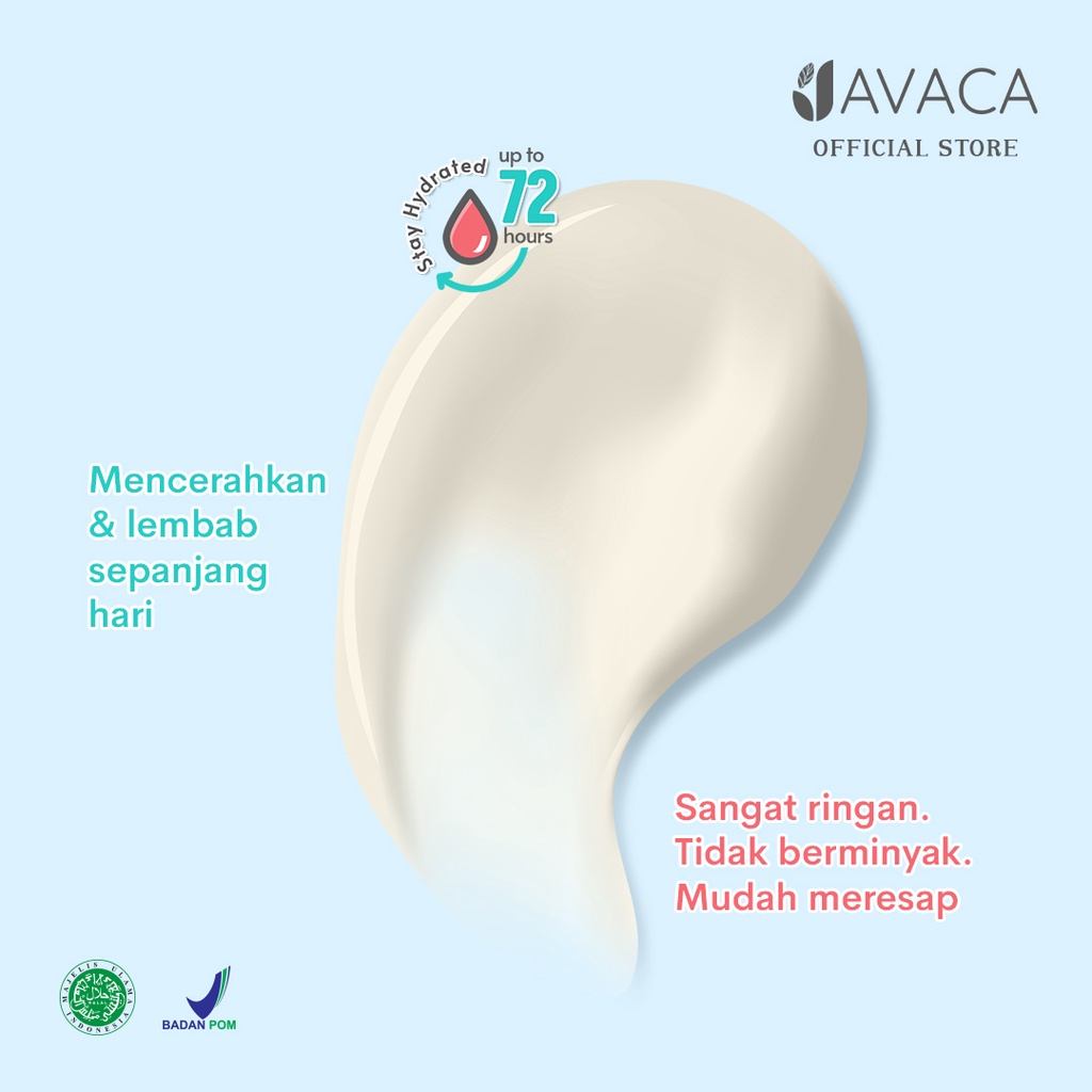 [Ready Stock] JAVACA - Ready To Glow Niacinamide Hydro Skin Booster Moisture Gel 30g Cream Pelembab Pemutih Pencerah Dark Spot Bekas Jerawat BPOM HALAL Day Cream Night Cream Glowing