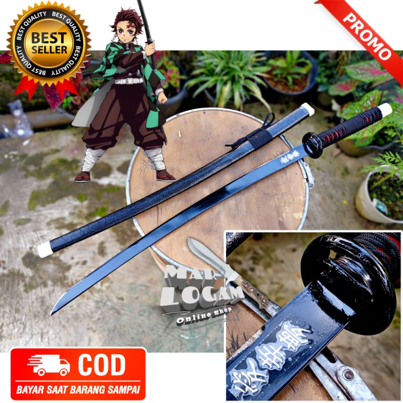 COSPLAY ANIME KIMETSU NO YAIBA DEMON SLAYER Katana Tanjiro samurai Nichirin