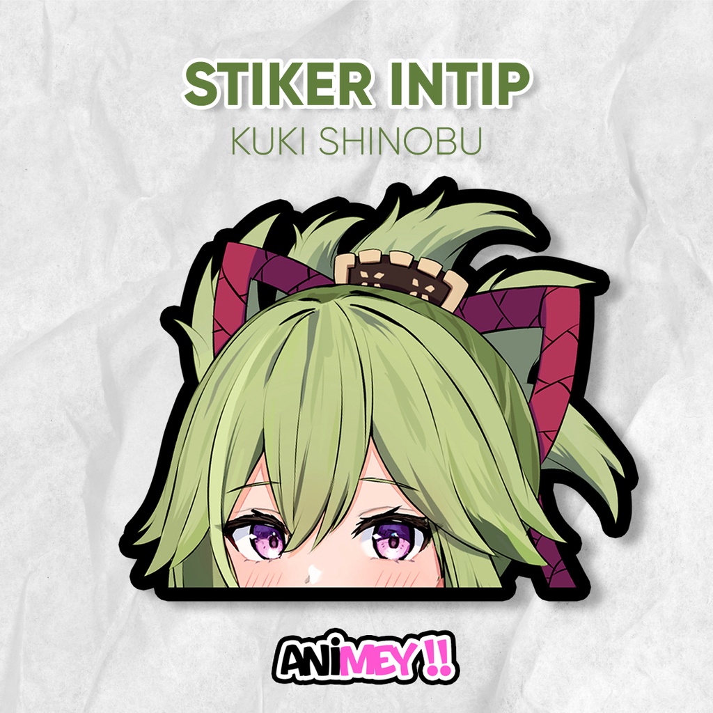 

Sticker Intip Kuki Shinobu Genshin Impact / Stiker Anime Waterproof