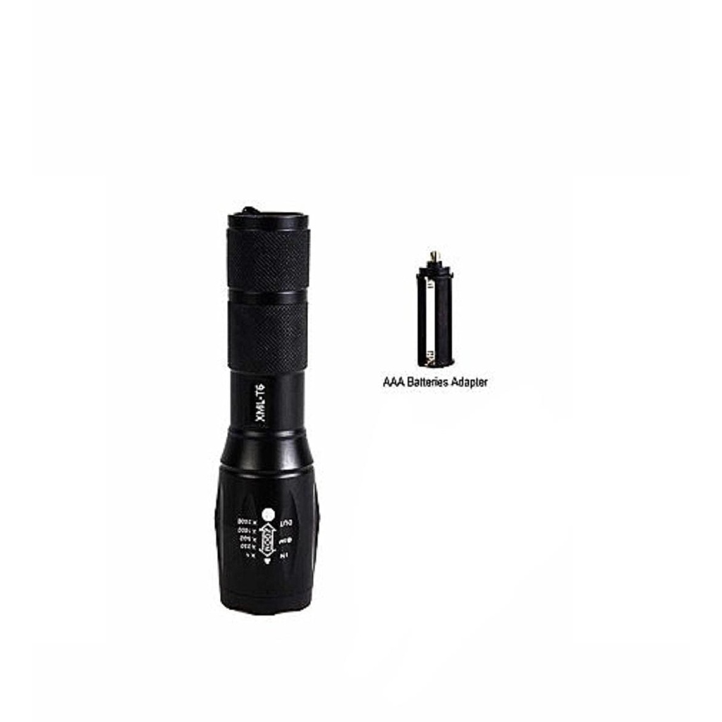 Senter LED Cree E17 S Mini XM-L T6 Zoom Tahan Air 3800 Lumens Senter mini genggam terang portable XML T6