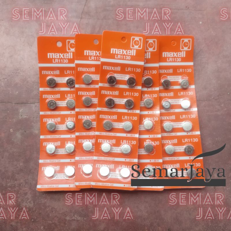 LR 1130 | Maxell Baterai LR1130 l Battery LR1130 l Baterai AG10 | AG 10