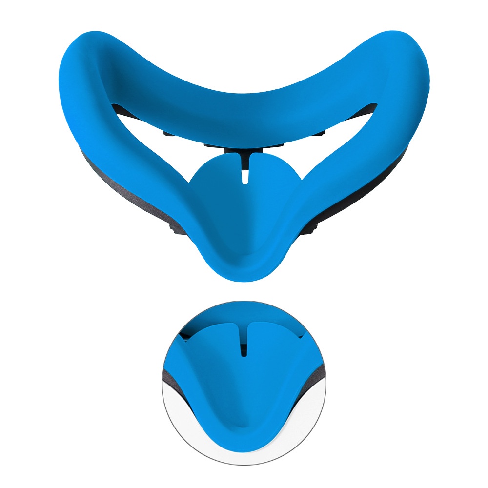 Silicone Silikon Face Eye Mask Case Cover Skin Soft Anti-sweat for Quest 2 / Meta Quest 2 Aksesoris
