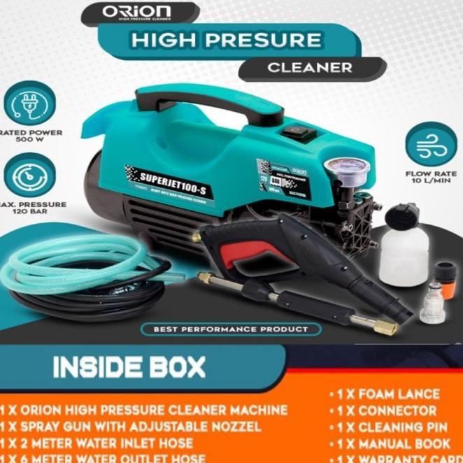 Original Mesin Steam Cuci Motor Mobil Jet Cleaner Orion Superjet 100S