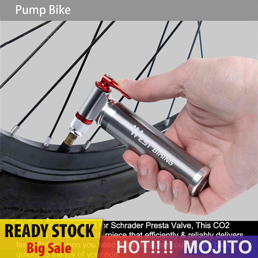 West Biking Pompa Ban Sepeda Mtb Co2 Mini Bahan Aluminum