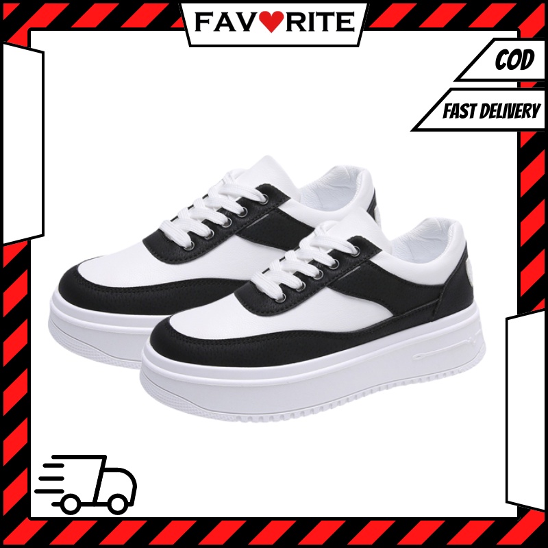 Favorite &quot;FREE BOX&quot; Sepatu Wanita Sneakers Korea Import High Quality 9161