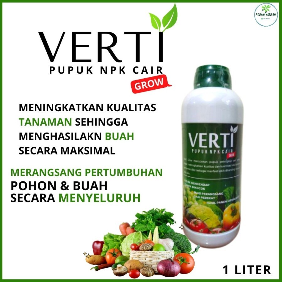 PUPUK NPK VERTI GROW KEMASAN 1 LITER