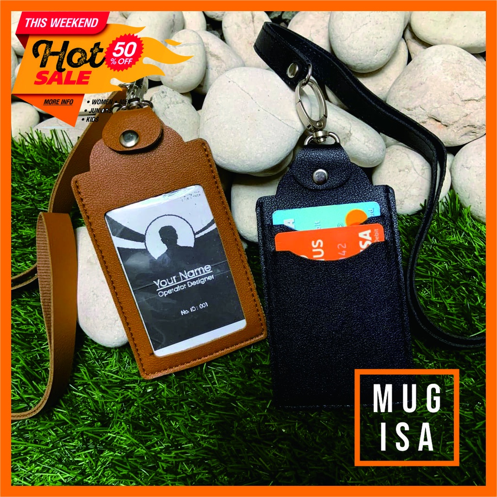 

Megusa Lanyard Alpha Id Card Holder - Lanyard - Name Tag - Id Card Holder - Id Card Kulit - Id Card Tali - Lanyard Kulit - Lanyard IDcard - Gantungan idcard - kalung lanyard - cetak id - Name tag - Dompet kulit - Dompet idcard - cover id card
