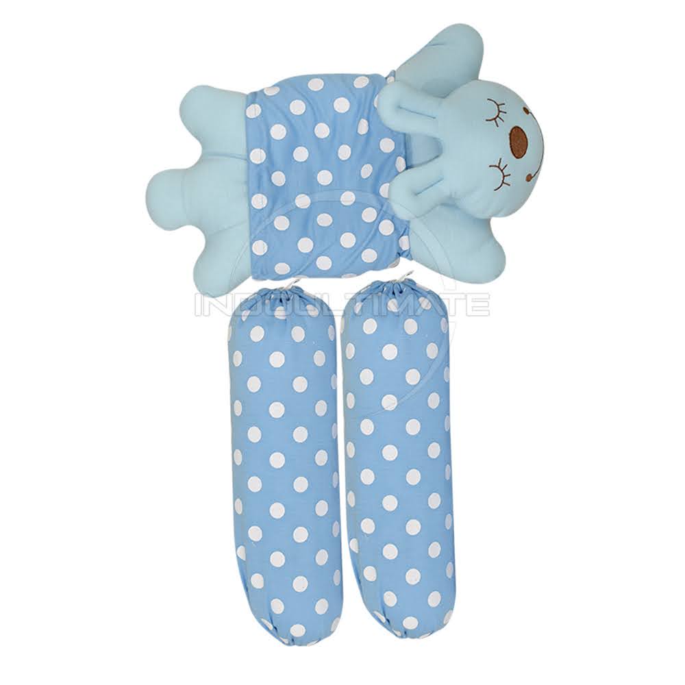 3in1 Set Bantal Guling Bayi Anak Set POMPALINA BGS-04 bantal Boneka Karakter Bantal Bayi Menyusui Bayi Baby Tidur Lucu Bayi Perlengkapan tidur bayi Guling Tidur Bayi Bantal tidur bayi