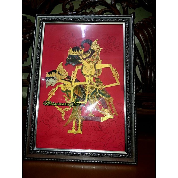 wayang kulit pigura,  pasangan wayang mini