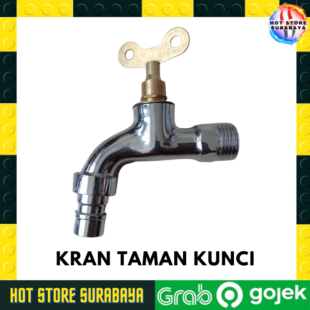 Kran Air Taman Bisa Dikunci Keran Tembok Garden Faucet Kunci ORIGINAL