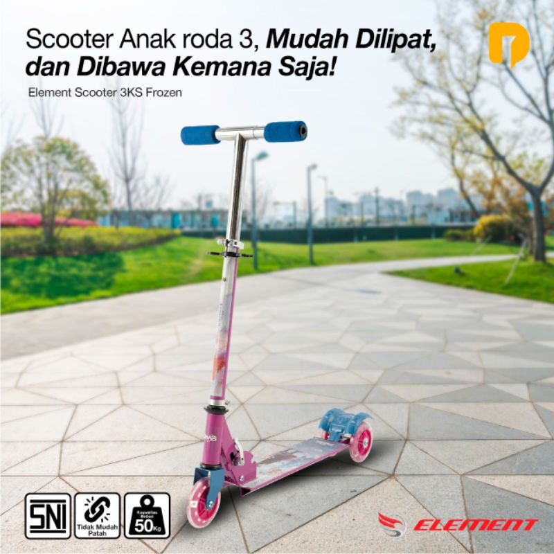 Skuter lipat anak / Element scooter 3KS Frozen Edition