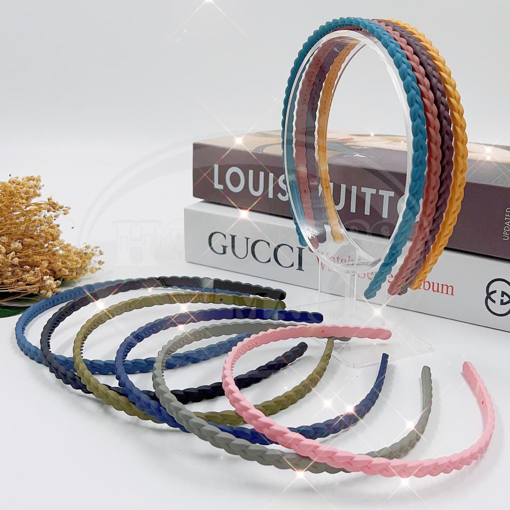 Bando Braid Colorful Korea Import / Bandana Korea Kepang Warna Warni