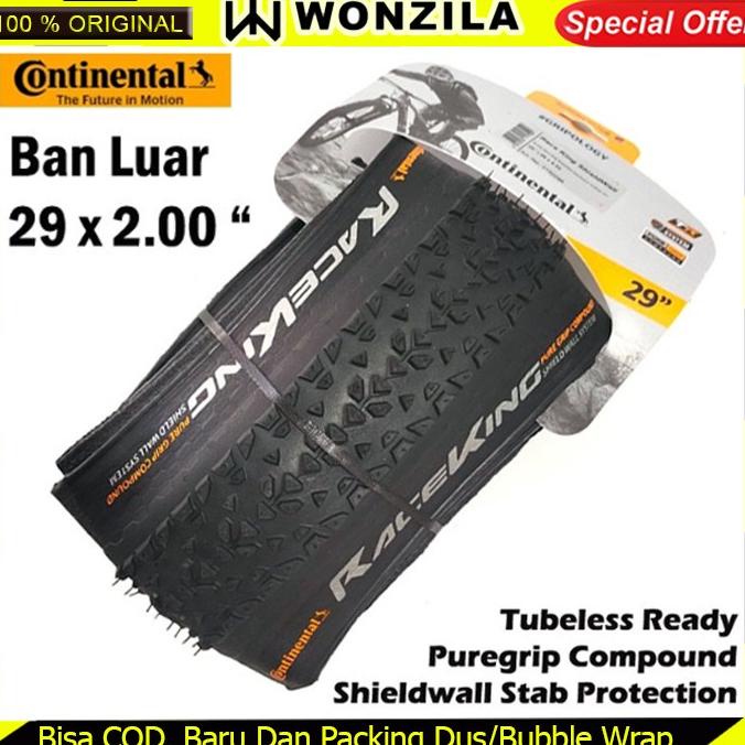 Continental Race King Ban Luar 29 x 2.00 inch Folding Lipat Kevlar TR