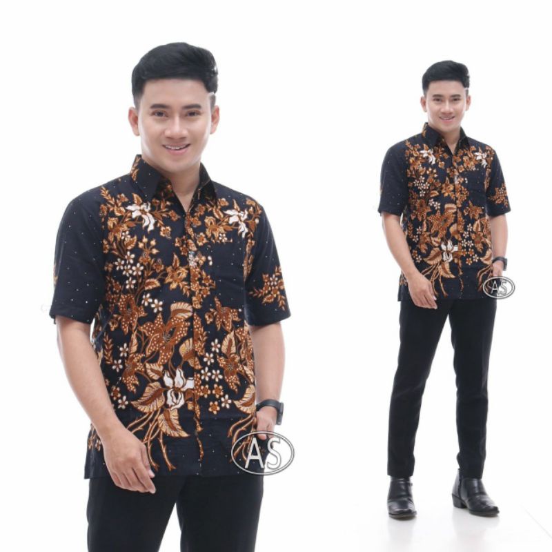 HEM BATIK LENGAN PENDEK MOTIF CANTIK PREMIUM