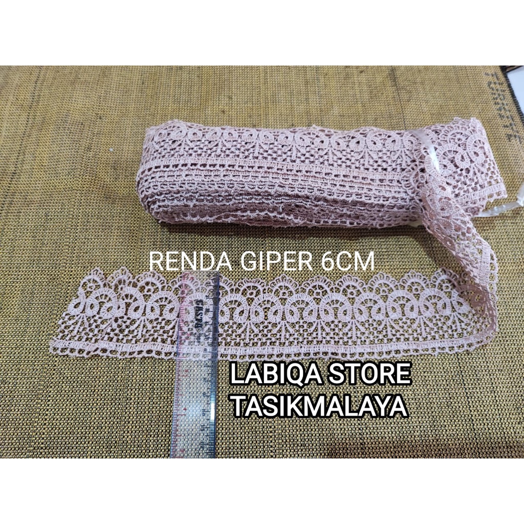 RENDA GIPER 6CM MOTIF 3