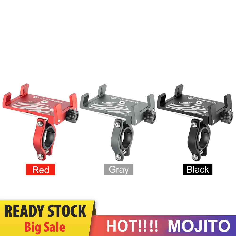 Mount Holder Hp Bahan Aluminum Untuk Stang Sepeda MTB / Skuter Elektrik