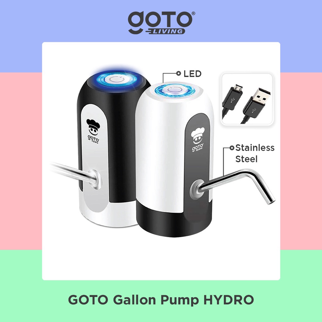 [PREMIUM] GOTO POMPA GALON Elektrik / Goto Hydro Dispenser Air Minum Gallon Pompa Galon Goto