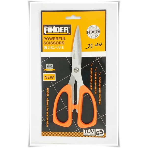 

0471-Gunting Finder / Gunting Top Quality / Gunting Kertas / Gunting Benang / GUnting Kain / Gunting Besar / Gunting Kecil / Gunting Rumput / Gunting Seng
