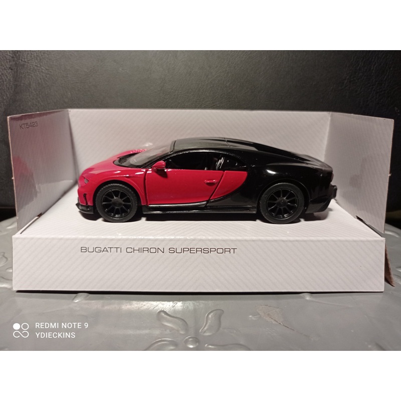 Diecast Kinsmart Bugatti Chiron Supersport - Red Maroon