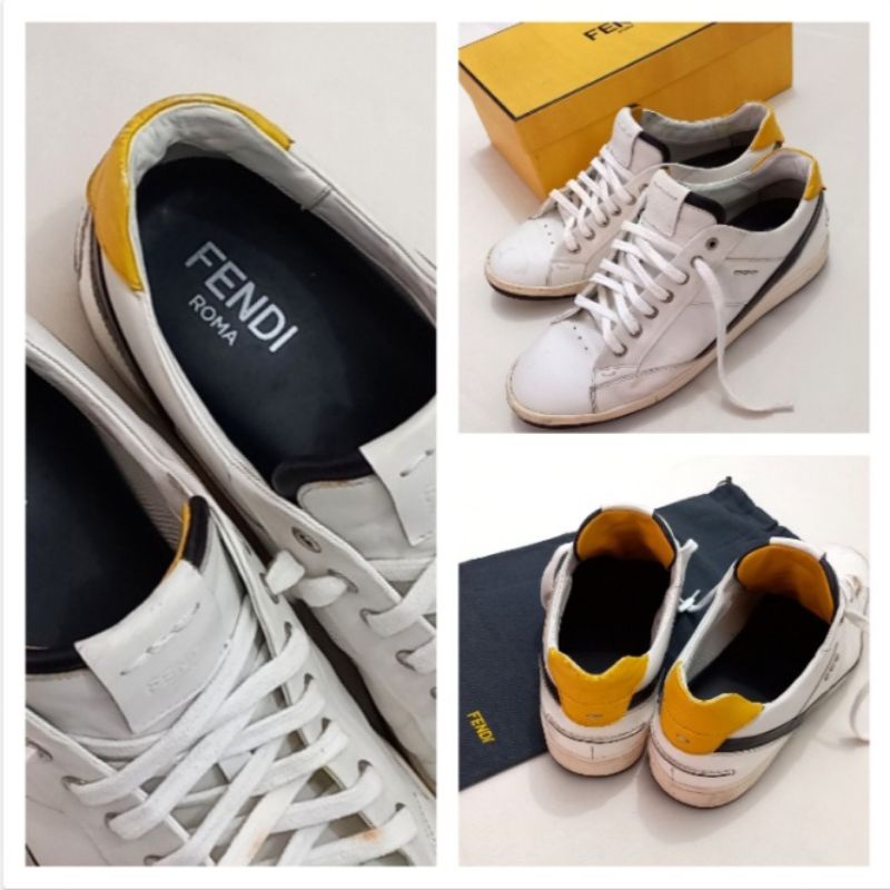 Sepatu Fendi sneaker size 9 Preloved Secondhand