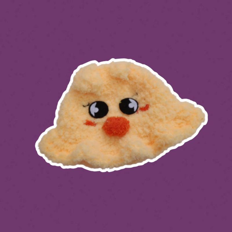 SKZOO Crochet Fuzzy Bucket Hat / Topi Rajut Bulu Bentuk SKZOO