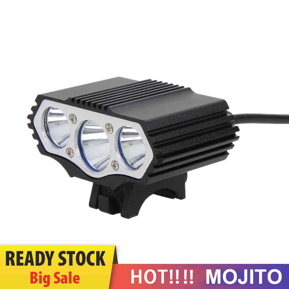 Lampu Depan Sepeda 12000lm 3 x XML T6 LED 4 Mode