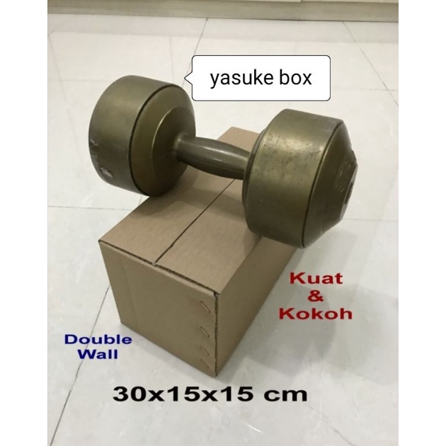

dus UK.30x15x15cm.doble wall luar dalem polos kokoh buat packing.