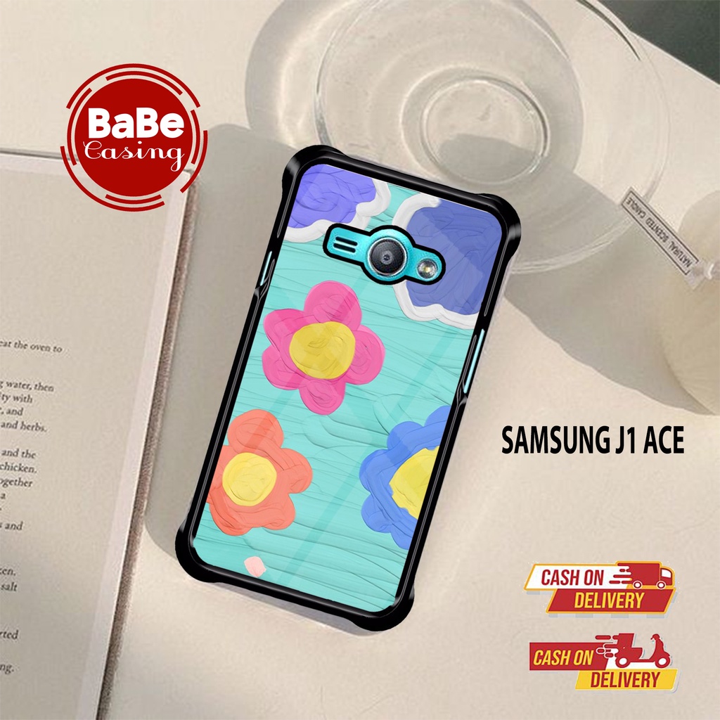 Case SAMSUNG J1 ACE Casing SAMSUNG J1 ACE case FLOWER CUTE Case hp kondom hp case aesthetic case ani