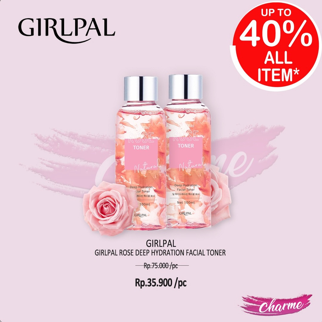 (READY) GIRLPAL Rose Deep Hydration Facial Toner