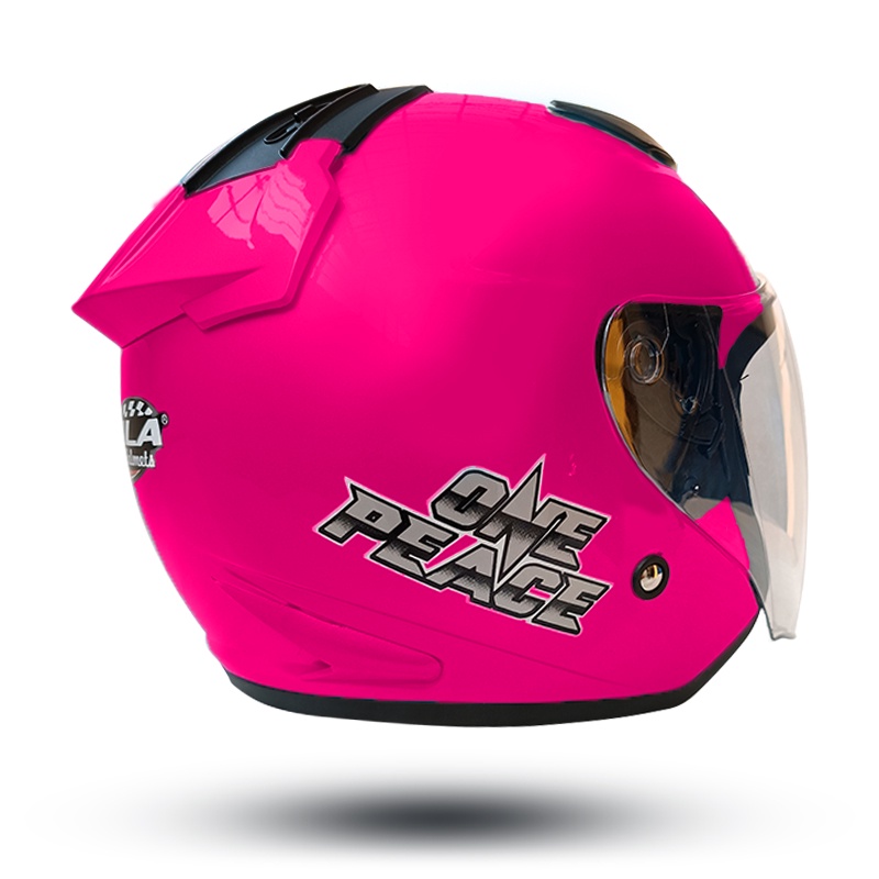 Helm Half Face MLA ONE PEACE / DJ MARU SOLID Untuk Pria Dan Wanita Dewasa COD