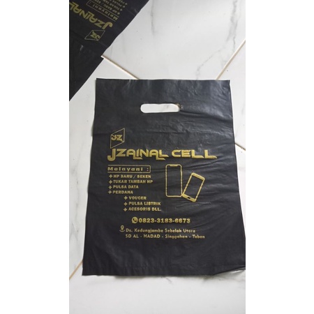 Sablon Kresek Plong HD/Kresek Olshop/Plastik Kemasan/Packing Olshop/Tas Distro