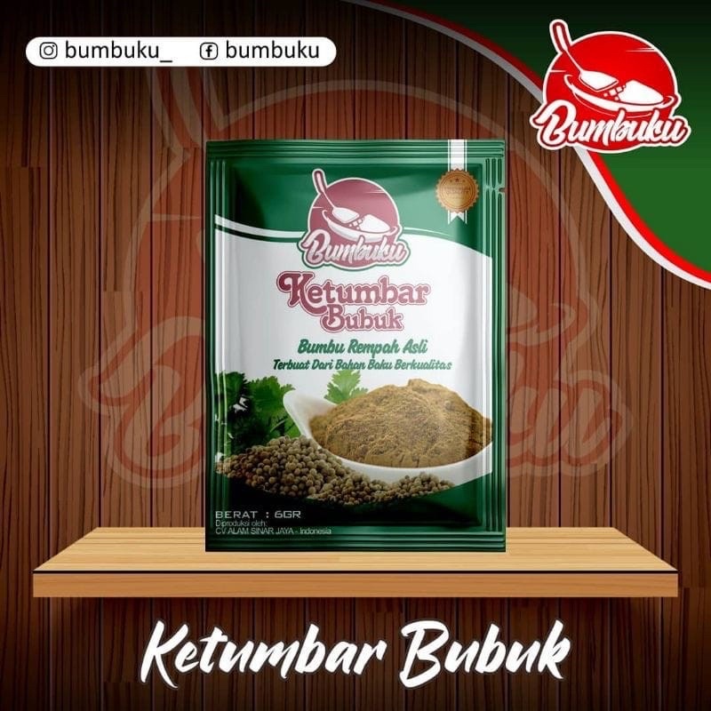 

Ketumbar bubuk bumbuku 6gramx12pcs
