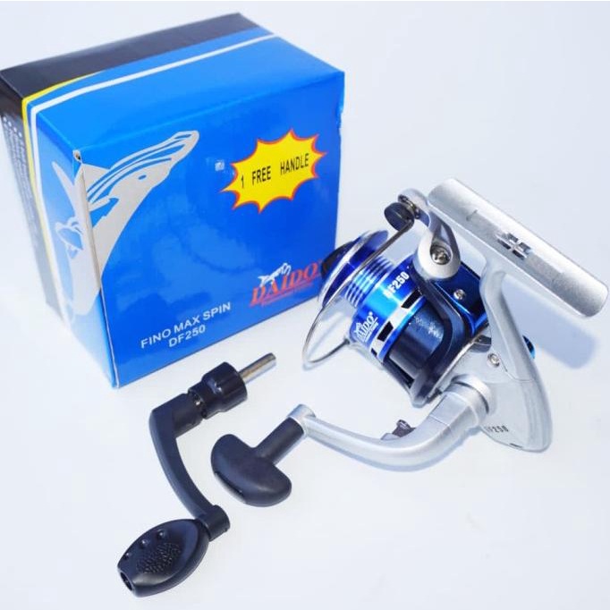 REEL DAIDO FINO MAX SPIN DF250 SPOOL BESI FREE HANDLE CADANGAN