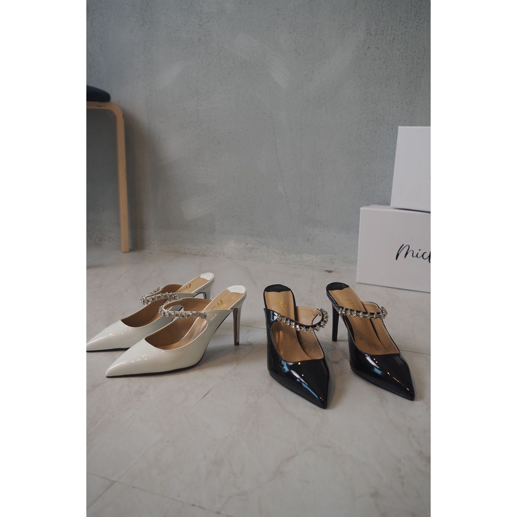 Charlotte Swarovski Mules