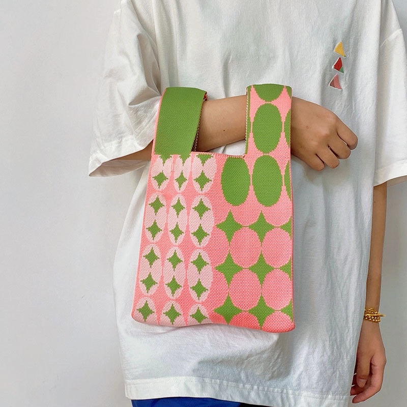 TI 3151 - TOTEBAG BUFFOLLOW MOTIF BULAT BINTANG TAS WANITA TOTE BAG BUFOLLOW THAILAND VIRAL - E1