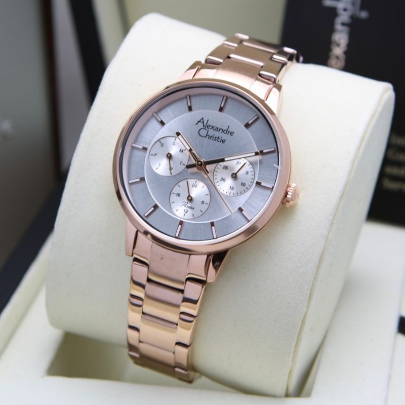 JAM TANGAN WANITA ALEXANDER CHRISTIE AC 2927 STAINLESS STEEL AC2937 ORIGINAL