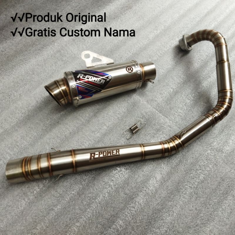 knalpot racing road race Sonic Jupiter MX satria mx king Jupiter z.original R-POWER