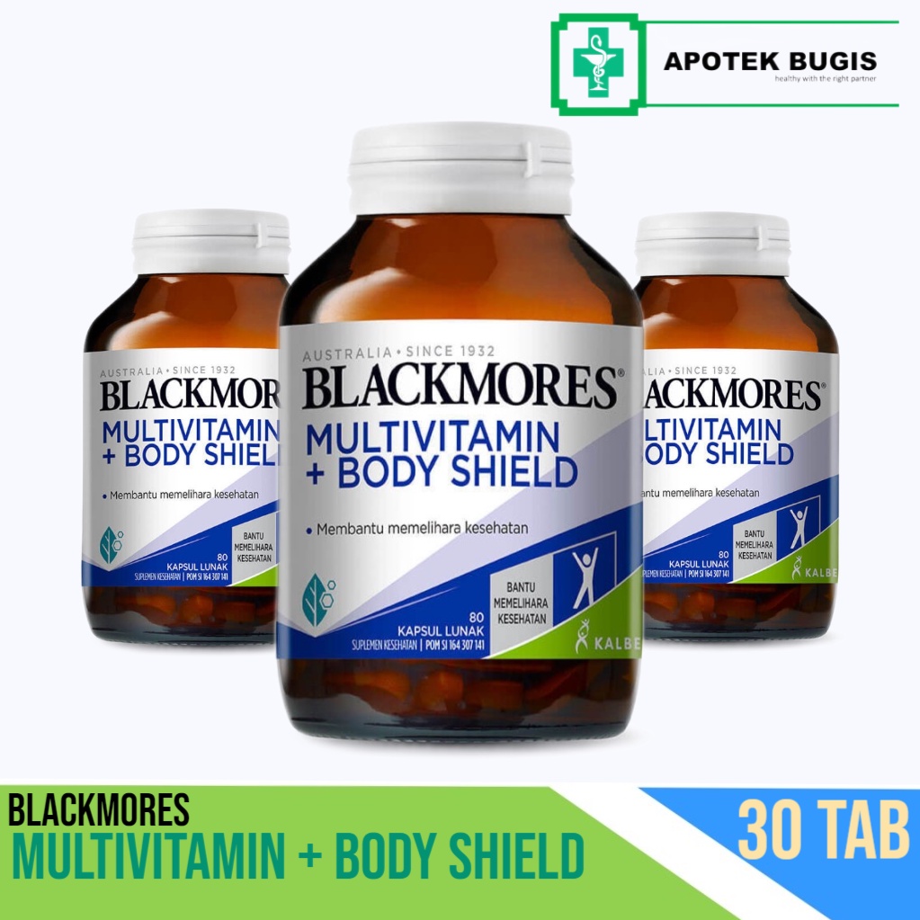 Blackmores Multivitamin + Body Shield 30 Kapsul
