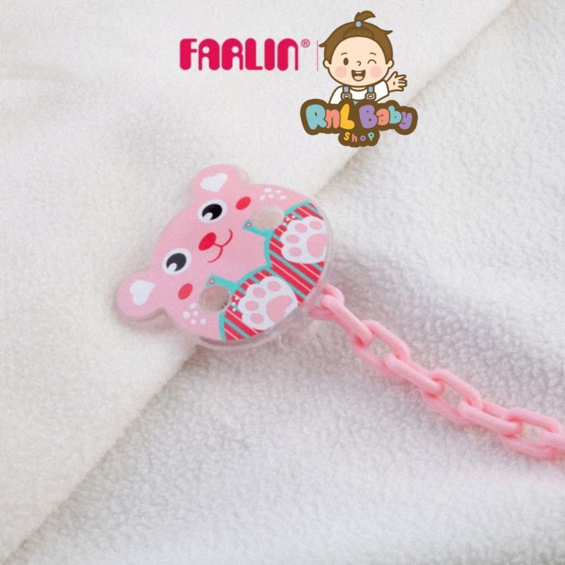 Farlin Pacifier Clip - Klip Gantungan Rantai Empeng Dot