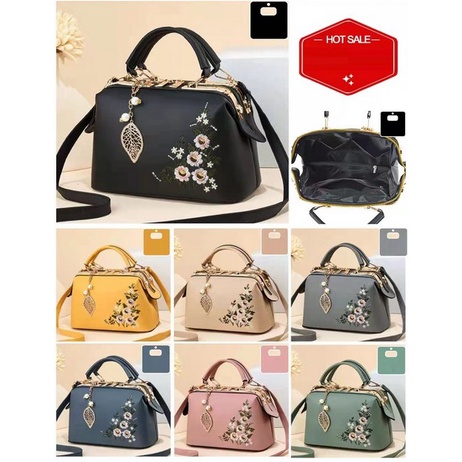 9169 TAS WANITA IMPORT SLEMPANG HANDBAG [1KG 2PC] PERFECT CORNER