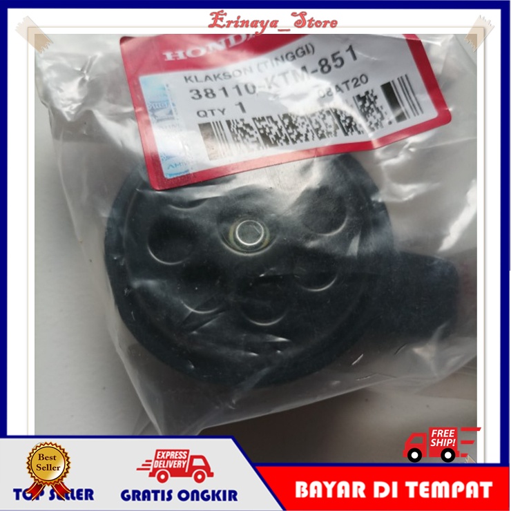 ORIGINAL AHM Klakson Kelakson Honda Universal Semua Motor Vario 110 125 150 F1 Beat FI Esp KTM Origi